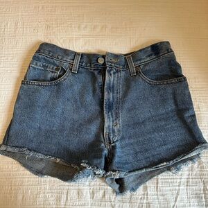 Levi's Classic Blue Jean Shorts